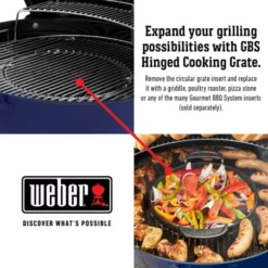 Barbecue Charbon Master-Touch Gbs 5750 - Ocean Blue - WEBER -Napo King Barbecue Magasin barbecue charbon master touch gbs 5750 57 cm ocean blue 4
