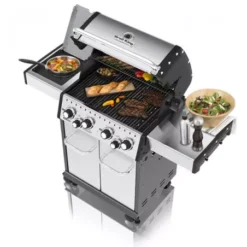 Barbecue Gaz Baron S 490 Ir Avec Plancha Et Rôtissoire BROIL KING -Napo King Barbecue Magasin barbecue gaz baron 490s broilking 2