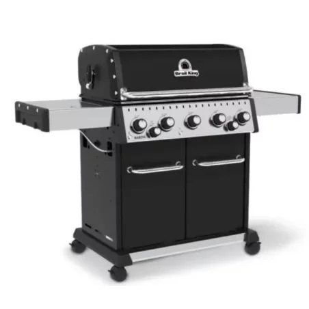 Barbecue Gaz Baron 590 Black Avec Plancha BROIL KING 4 Barbecue Gaz Baron 590 Black Avec Plancha BROIL KING – Image 2