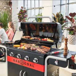 Barbecue Hybride Gaz & Charbon Gas2Coal 440 2.0 4 Brûleurs 8 Barbecue Hybride Gaz & Charbon Gas2Coal 440 2.0 4 Brûleurs -Napo King Barbecue Magasin barbecue hybride gaz charbon gas2coal 20 4 bruleurs 2