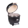 Barbecue Ceramique Le Chef Pro 2.0 Noir à Poser - MONOLITH -Napo King Barbecue Magasin barbecue kamado le chef noir sans chariot monolith