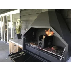 Barbecue Sud-Africain Braai Supreme 1200 Avec Support -Napo King Barbecue Magasin barbecue sud africain braai freestanding 1200 avec stand 1