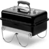 Barbecue Charbon Go Anywhere - Black - WEBER -Napo King Barbecue Magasin bbq charbon weber go anywhere
