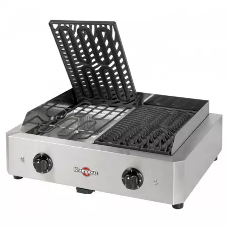 Grill Electrique KRAMPOUZ Mythic XL 500X400 - 2 X 1700W 4 Grill Electrique KRAMPOUZ Mythic XL 500X400 - 2 X 1700W – Image 2