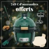 Pack + Noël BIG GREEN EGG Minimax à Poser Avec Poignées -Napo King Barbecue Magasin pack noel big green egg minimax a poser avec poignees